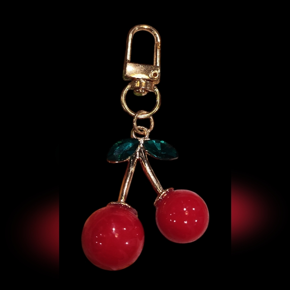 Cherry Red Keychain - Picture 2 of 2
